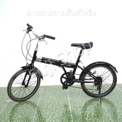 จักรยานพับได้ญี่ปุ่น - ล้อ 20 นิ้ว - มีเกียร์ - Chevrolet - สีดำ [จักรยานมือสอง]