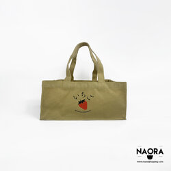 กระเป๋าสั่งทำ กระเป๋าผ้าแคนวาส ทรงกล่อง