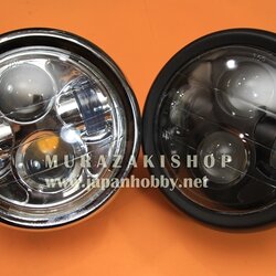 ไฟหน้า6นิ้ว LED แปลงใส่ได้ทุกรุ่น สีเงิน สีดำ ราคา1700