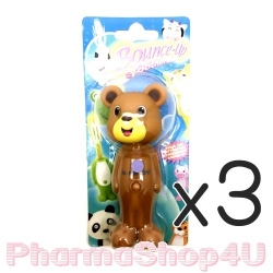 (ซื้อ3 ราคาพิเศษ) (คละลาย) Bounce up Tooth Brush แปรงสีฟันเด็กรุ่นเบ๊าว์อัพ การ์ตูนรุ่นใหม่ กดปุ่มเพื่อการ์ตูนลายต่างๆ เด้งออกมาได้