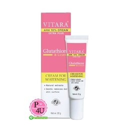 VITARA AHA 10% CREAM EXTRA PLUS 20g ไวทาร่า เอเฮชเอ 10% ครีม เอ็กซ์ตร้า พลัส 20 กรัม