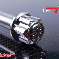 แกนล้อหน้าxmax SEVENSPEED สีเงิน400