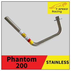 คอท่อ Honda Phantom 200 🔩 Stainless steel แท้ เกรด 304 หนา: 1.2 มิลลิเมตร Size: STD 32 m.m. ราคา 1,200 บาท