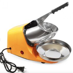 เครื่องไสน้ำไฟฟ้าเล็ก 300w 2 ใบมีด สีเหลือง