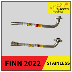 NEW ARRIVAL🔥 💥 คอท่อ Yamaha FINN New 2022 🔩 Stainless steel แท้ เกรด 304 หนา: 1.2 มิลลิเมตร Size 25 m.m. ราคา 300 บาท Size 25 m.m. ยาวกรวย ราคา 400 บาท