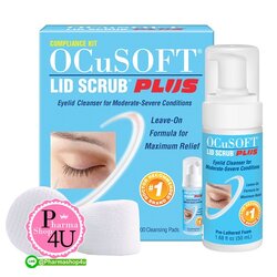 OCUSOFT EYELID PLUS PADS 30ชิ้น/กล่อง (ผลิตภัณฑ์ทำความสะอาดเปลือกตา)