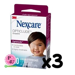 (ซื้อ3 ราคาพิเศษ) 3M Nexcare Opticlude Orthoptic Junior Eye Patch พลาสเตอร์ปิดตา (ขนาดเล็ก 6.35 x 4.75 cm.)