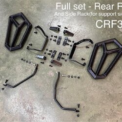 แร็คข้าง(ต้องมีแร็คท้ายก่อน) 3500฿ motozaaa CRF300L / CRF300Rally