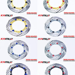 จานเบรค Kamui Forza / ADV350 256 มิล Power-Slot V.2 ( ขนาดเท่าจานเดิม )