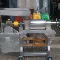 เครื่องคั้นกะทิ 6น็อต 3HP คั้นน้ำผลไม้ แบบจรวด สแตนเลส ทั้งตัว