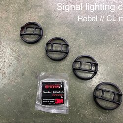 ครอบไฟเลี้ยวแต่ง Signal lighting cover motolord CL300//CL500 800฿