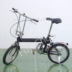 จักรยานญี่ปุ่น - ล้อ 16 นิ้ว - มีเกียร์ - Fujicycle - สีดำ [จักรยานมือสอง]