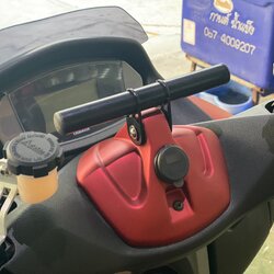 ชุดบาร์จับ Asura พร้อมวัดโวล์+USB chargerNew Nmax155 สีตามตัวรถราคา1150฿