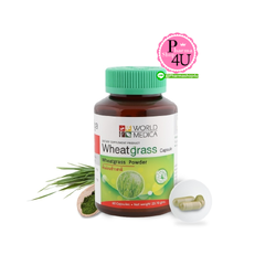 Khaolaor WHEAT GRASS ขาวละออ วีทกราส ต้นอ่อนข้าวสาลี (ขนาด 60 แคปซูล)