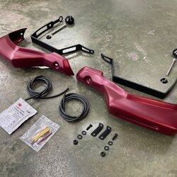 ชุดการ์ดแฮนด์มีไฟ(เดย์ไลท์+ไฟเลี้ยว) MOTOZAAA ADV150 รุ่นอืนๆก็ใส่ได้ ราคา2500฿ สีมีดำด้าน แดง เทา สีอืนสั้งได้