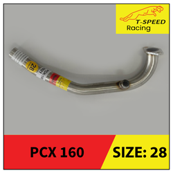 คอท่อ Honda PCX 160 Year 2021 (O2 Sensor) 🔩 Stainless steel แท้ เกรด 304 หนา: 1.2 มิลลิเมตร มีขนาดให้เลือก: 25 m.m. ราคา 450 บาท 28 m.m. ราคา 500 บาท 25-28 m.m. ยาวกรวย ราคา 600 บาท