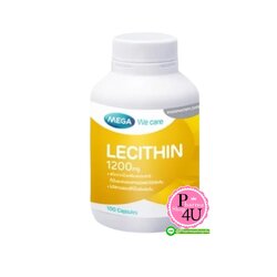 MEGA We Care Lecithin 1200mg (ผลิตภัณฑ์เสริมอาหาร) เลซิตินจากถั่วเหลือง (100เเคปซูล)