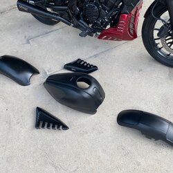 ชุดครอบแฟริ่ง 5 ชิ้น ( สั่งสีได้ เท่าที่เรามีสี ) Rebel300/500 MotolordD 8,000฿ ( ราคายกเซ็ท )