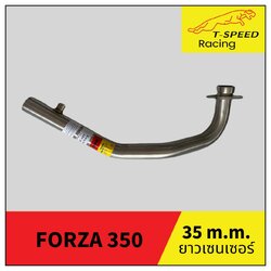 คอท่อ stainless Honda FORZA350 ยาวเซนเซอร์ Size 35 m.m. ราคา 1,050 บาท