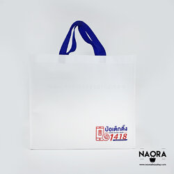 กระเป๋าสั่งทำ กระเป๋าสปันบอนด์ แบบเคลือบลามิเนต ทรงกล่อง