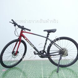 จักรยานไฮบริดญี่ปุ่น - ล้อ 700 mm. - มีเกียร์ - อลูมิเนียม - Disc Brake - TREK FX 4 - สีแดง [จักรยานมือสอง]