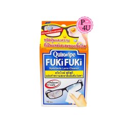 Quikwipe FukiFuki ควิกไวพ์ ฟูกิฟูกิ กระดาษเช็ดแว่น (1กล่อง/10ซอง)