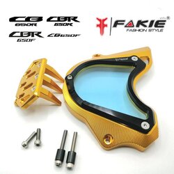 บังสเตอร์หน้าแบบใส FAKIE CB/R 650R 2019 สีเทา ดำ แดง ทอง