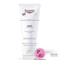 Eucerin omega balm light texture ยูเซริน โอเมก้า บาล์ม 200ml .