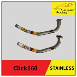 คอท่อ stainless Honda Click160 Size 25 m.m. ราคา 450 บาท Size 28 m.m. ราคา 500 บาท