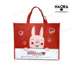 กระเป๋าสั่งทำ กระเป๋าสปันบอนด์ ทรงกล่อง