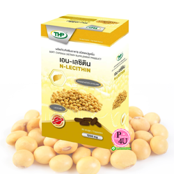 THP N-Lecithin เอน-เลซิติน เลซิติน ถั่วเหลือง (ขนาด 30 แคปซูล)