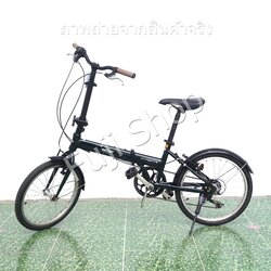 จักรยานพับได้ญี่ปุ่น - ล้อ 20 นิ้ว - มีเกียร์ - อลูมิเนียม - Mini Cooper - สีเขียว [จักรยานมือสอง]