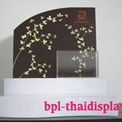 ถาดวางเครื่องสำอางแบบ 2 ชั้นพร้อมกล่องใส่โบรชัวร์