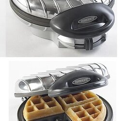 เครื่องอบวาฟเฟิล Homemate ทรงกลม