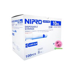 ไซริง 10ML (หลอดฉีดยา) NIPRO 1ชิ้น