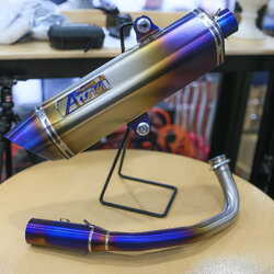 ชุดท่อ Atom Forza / ADV 350 Fullไทเทเนี่ยมงามๆ ราคา 18,500 บาท