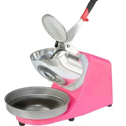 เครื่องไสน้ำไฟฟ้าเล็ก 300w 2 ใบมีด สีชมพู