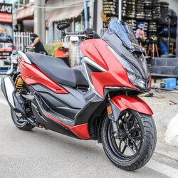 -เบาะปาด FORZA350 โครงเทียม ปาดบาง สองตอน สายซิ่ง