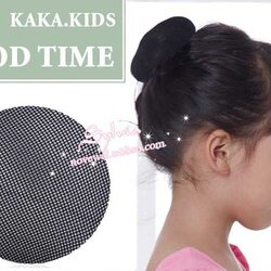 HF-512===ราคาส่ง 8 บาทต่อใบ ขั้นตำ่ 100 ใบ เน็ตตาข่ายยางยืดคลุมผมมวยสีดำ (ไซส์เด็ก เส้นผ่าศูนย์กลาง 4 นิ้ว) Tel:0810110084/023972066