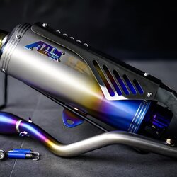 ท่อ Atom project ตรงรุ่น Honda giorno สำหรับรถลูกเดิม มี ม.อ.ก ราคา8500