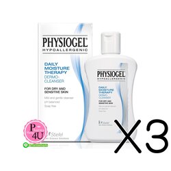 (ซื้อ3 ราคาพิเศษ) Physiogel Cleanser 150mL Daily Moisture Therapy Dermo-Cleanser ฟิสิโอเจล คลีนเซอร์ ผลิตภัณฑ์ทำความสะอาดผิวหน้าและผิวกาย