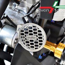 บังแตร สแตนเลส CB150R Stainless Horn Cover for Honda CB150R มี 3 ลายให้เลือก -ลายดาว -ลายรังผึ้ง -ลายแคปซูล ราคา250