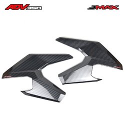 ฝาครอบพักเท้าหลัง R+L ADV 350 JMAX ตรงรุ่น ลายฟิล์มคาร์บอน 6D