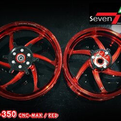 CNC MAX XMAX300 ล้อแม็ก X MAX300 sevenspeed - งานตรงรุ่น ไม่ต้องแปลงรถ - งานไทยแท้ เกรดพรีเมี่ยม - ผลิตจากวัตถุดิบคุณภาพสูงด้วยเครื่องจักรที่ทันสมัย - ชิ้นงานมีความละเอียดสวยงาม - มีความสวยงาม แข็งแรง ทนทาน ราคา 9,800 บาท