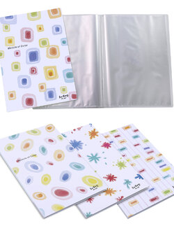 แฟ้มแคตตาล็อก A4 20 ช่อง ปกลาย Miracle of Color