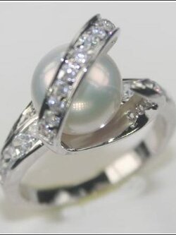 แหวนไข่มุกแท้