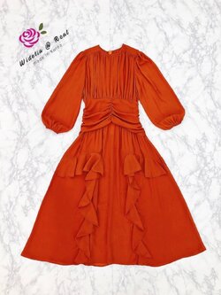 Korea Maxi dress แม็กซี่เดรสตัวยาวแขนยาวแสนสวย