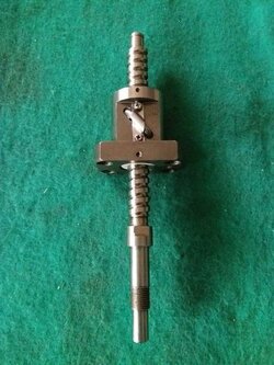 บอลสกรู NSK 14H1 แกนโต 12 มิล พิท 5 มิล ยาวทั้งตัว 17 ซม.