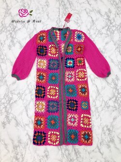 Korea Jacket แจ็คเก็ตตัวยาวสุดเก๋ (ชมพูบานเย็น)