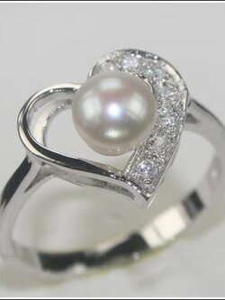 แหวนไข่มุกแท้